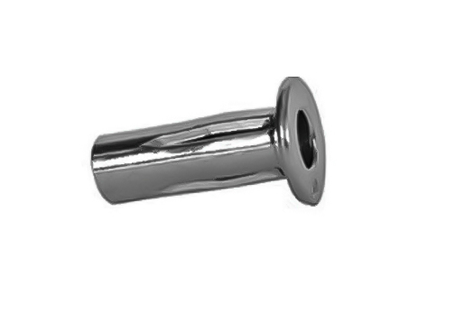 Kepala rata slotted body buta rivet kacang